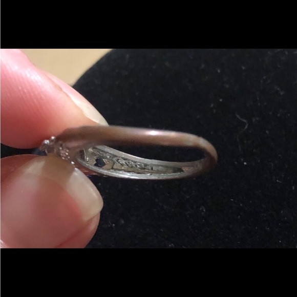 Sterling Silver vintage filigree ring - Picture 5 of 6